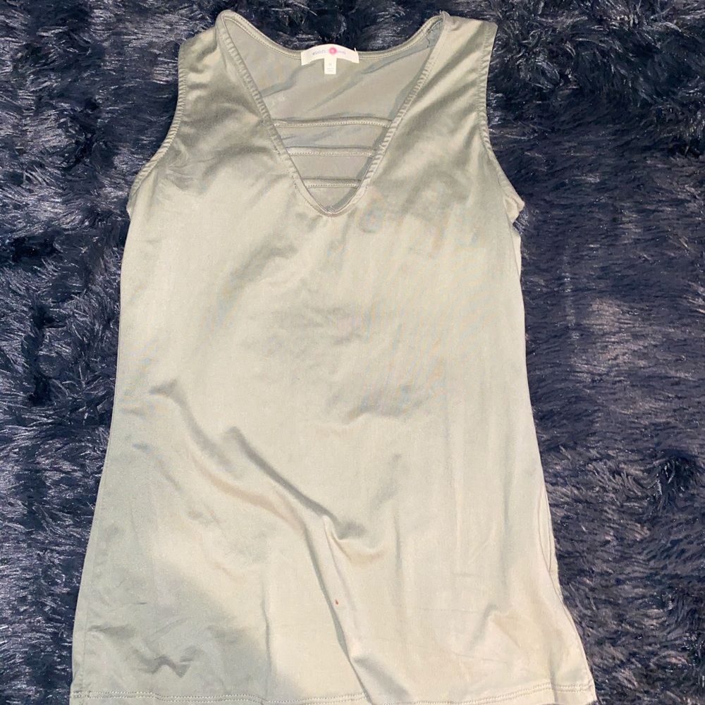 olive green Tank